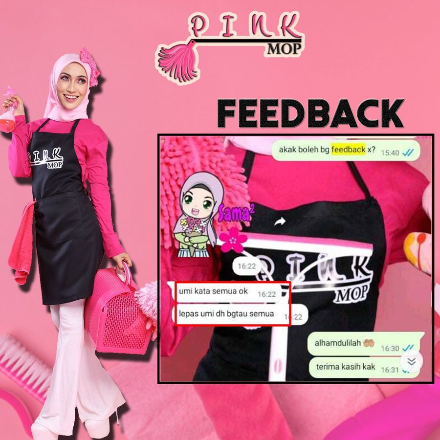 Feedback customer Pink Mop 4