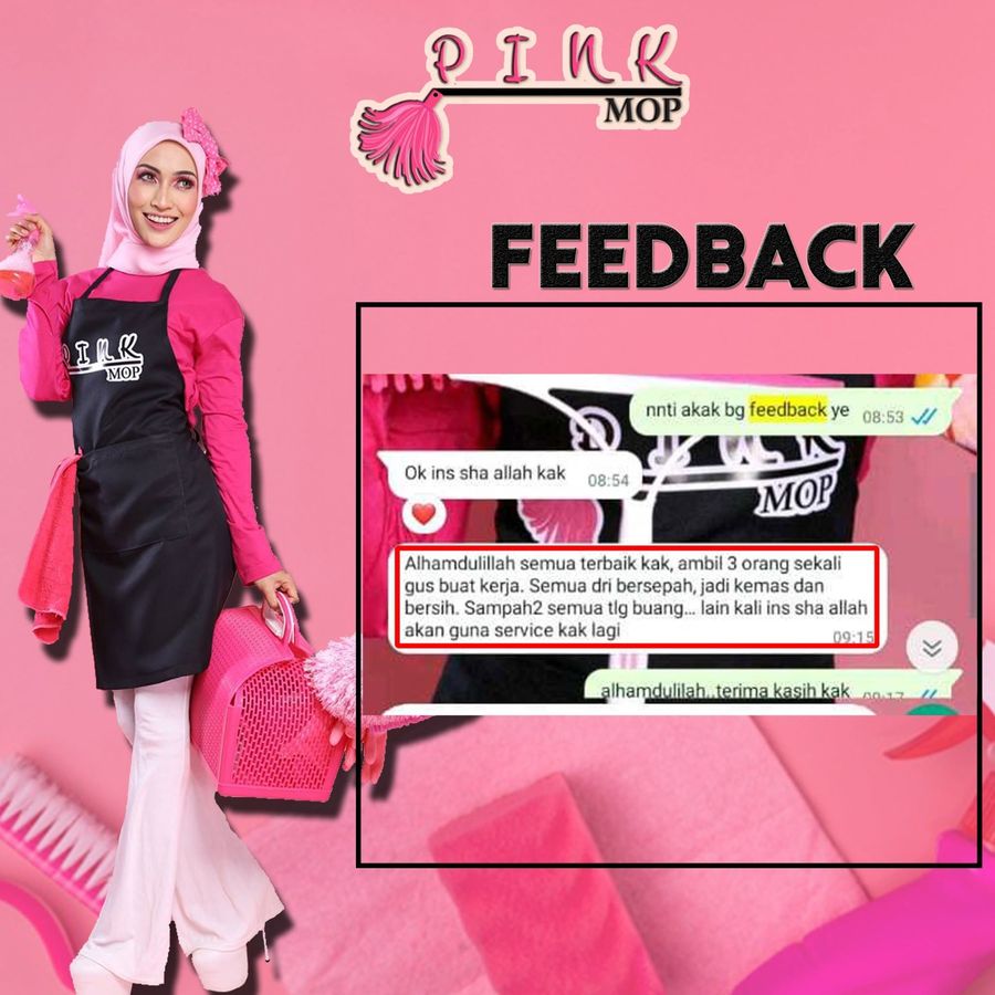 Feedback customer Pink Mop 5
